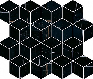 Декор Греппи черный мозаичный 37.5х45