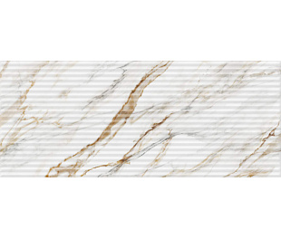 Плитка настенная Ideal white белый 02 25х60 (1,2м2/57,6м2/48уп) рельеф (глянцевая)