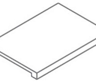 620070802250 Ступень угловая правая RINASCENTE IVORY SCAL. ANG. DX 33x120 см