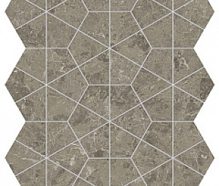 AJQ1 Мозаика MARVEL MERAVIGLIA GRIGIO ELEGANTE HEXAGON LAP 40,3x46,6 см