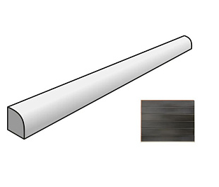 31676 Спецэлемент MASSIMO JOLLY DARK BLACK 1,2x20 см