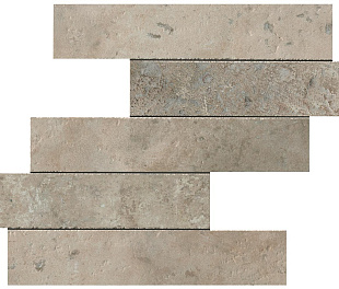 A0UG Мозаика AIX CENDRE BRICK TUMBLED 37x37 см