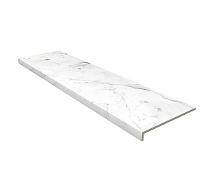 Ступень фронтальная Marble Rect Carrara Blanco 31,5*119,7