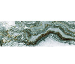 GL17B Плитка настенная Hypnose Malachite B glossy 30*90см 1,08м2