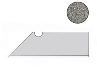 A0U6 Спецэлемент DOLMEN PRO GRIGIO BATT SAG DX 7,2x30 см