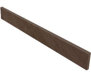 Плитка из керамогранита Estima Gabbro 7х60 коричневый (Skirting/GB04_NS/7x60)