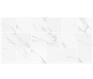 Керамогранит CORTINA Liniar Selina Ice Bianco Carving 60x120