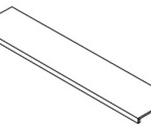 620070002642 Ступень фронтальная FORTE DEI MARMI QUARK BRAZILIAN WHITE SCAL FRONT 33x160 см