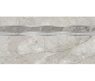 Декор Этна D узкая полоса серый 30х60 (5шт)