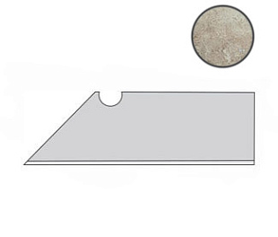 A0SL Спецэлемент AIX CENDRE BATTISCOPA SAG DX 7,2x30 см