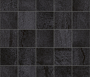 Metallica Декор мозаичный чёрный MM34034 25х25