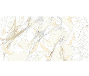 TP3668H1 Плитка настенная Тривия Декор 1 бежевый,глянец30*60см 1,8м2