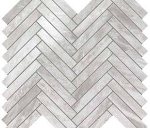 9SHB Мозаика MARVEL STONE BARDIGLIO GREY HERRINGBONE WALL 30,5х30 см