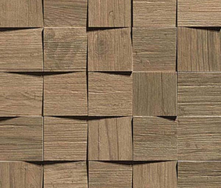 AMV8 Мозаика AXI BROWN CHESTNUT MOSAICO 3D 35x35 см