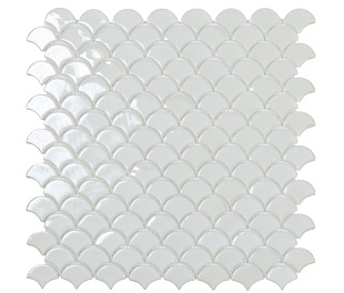 Мозаика Soul 6000 Белый (на сетке) (0,087м2)