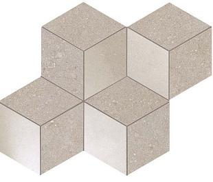 AUN3 Мозаика напольная KONE SILVER MOSAICO ESAGONO 30x35 см