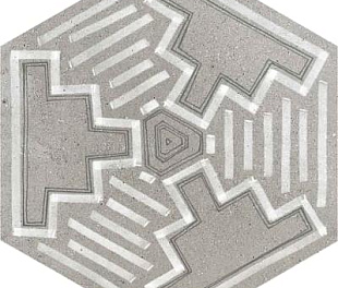 Эксагоно Игнеус Сементо 23,3x26,8 (в кор. 11 шт. = 0,515м2) - Hexagono Igneus Cemento