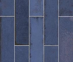 Плитка из керамогранита глянцевая APE Murus 7x28 синий