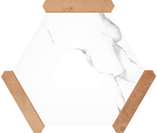 Керамогранит Monopole Menorca Calacatta 22x25