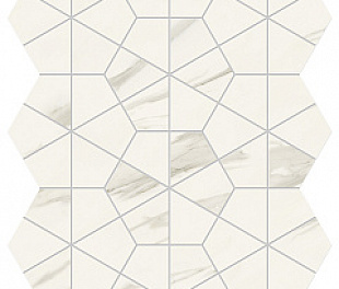 AJQY Мозаика MARVEL MERAVIGLIA CALACATTA MERAVIGLIA HEXAGON LAP 40,3x46,6 см