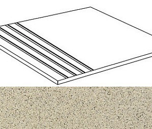 3yG4 Ступень GRANIGLIATI LUSERNA GRADINO MATT 30x30 см