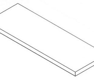 620070002083 Ступень угловая EMPIRE CALACATTA BLACK SCAL ANG Dx 33x120 см