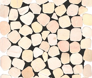 Мозаика Peble Yel Tumbled (305X305X9), натур. мрамор