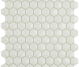 Мозаика Hex Matt White 910D (на сетке) (0,087м2)