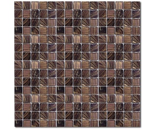 Мозаика Rose Mosaic Dark Chocolate 327x327