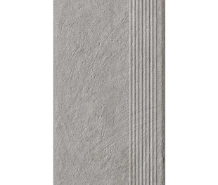 Ступень Ceramika Paradyz Carrizo Grey Stopnica Prosta Struktura Mat 30x60 (1,44)