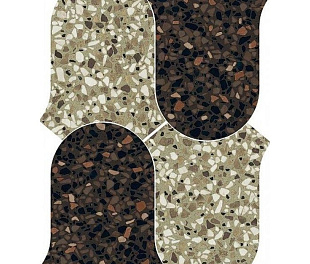 4101288 Мозаика CHICCO ONDA MOSAIC VERDECACAO 27x36,5 см