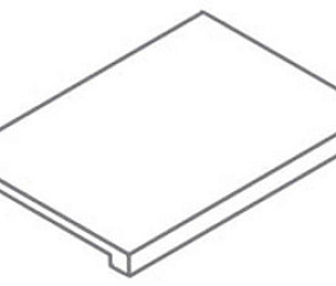 620070802230 Ступень фронтальная RINASCENTE IVORY SCAL. FRONT. 33x80 см