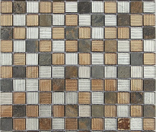 Мозаика Caramelle Naturelle 8 mm 29.8x29.8 коричневый (MPL-039322)