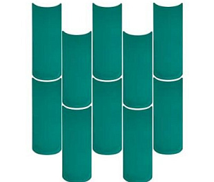 118705 Плитка BOHO TEAR EMERALD 10x25 см