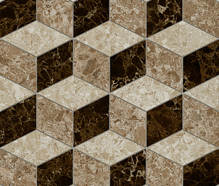 Скольера Керамогранит коричневый геометрия 6046-0350 45х45
