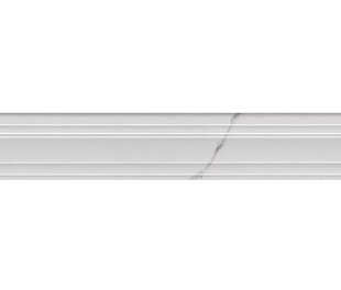 Бордюр BLF024R Монте Тиберио белый глянцевый обрезной 7,3х40 (12шт)