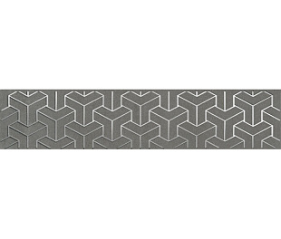 AD\C569\6399 бордюр Ломбардиа серый темный 25x5,4 (30шт)