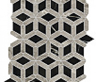 AJQ7 Мозаика MARVEL MERAVIGLIA SILVER MAJESTIC DIAMOND LAP 46,6x284,6 см