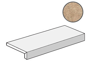A0TS Ступень угловая AIX BEIGE ELEMENTO L GRIP 75x15xH4 см