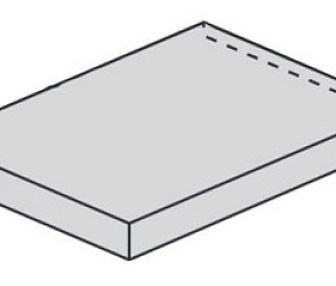 620070001396 Ступень угловая DRIFT LIGHT GREY SCAL ANG SX 33x80 см