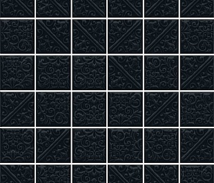 Керамическая плитка для стен Kerama Marazzi Ла-Виллет 30.1x30.1 черный (21025)