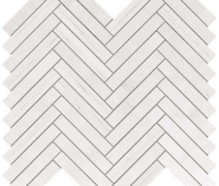 9SHD Мозаика MARVEL STONE BIANCO DOLOMITE HERRINGBONE WALL 30,5х30 см