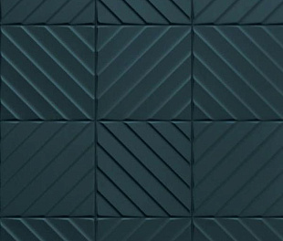 4D Diagonal Deep Blue  20х20