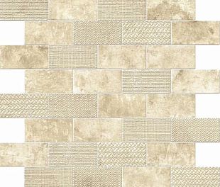 9AKB Мозаика AIX BLANC MINIBRICK TUMBLED 30,5x30,5 см